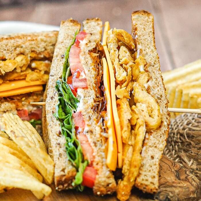 Club Sándwich Vegetariano