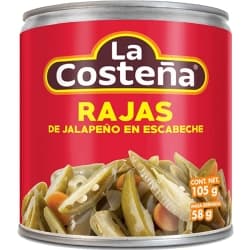 CHILES EN RAJAS LA COSTEÑA 105 G