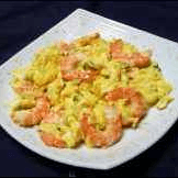 HUEVOS CON CAMARON SECO