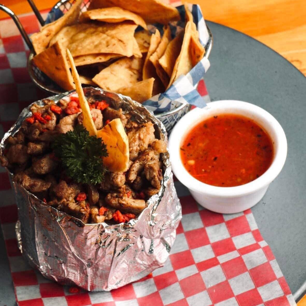 Papa de arrachera