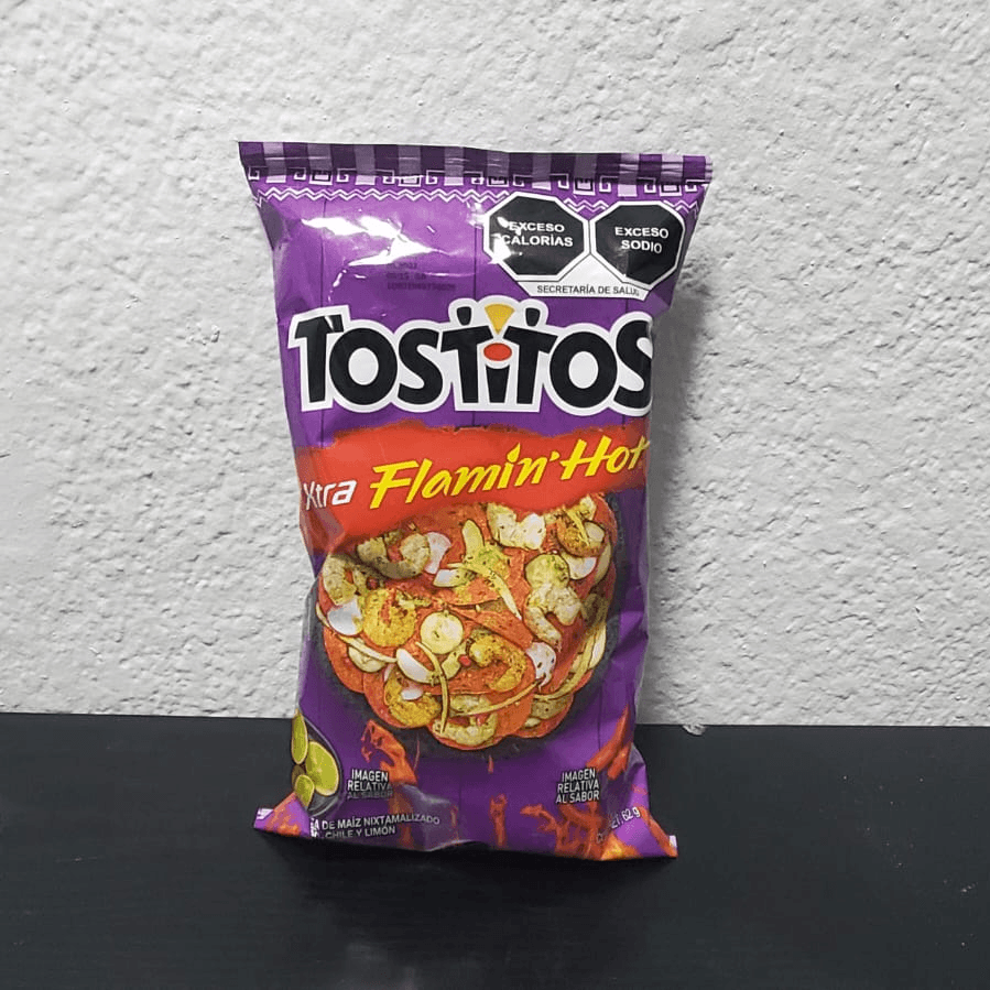 TOSTITOS FLAMING HOT CHICOS 62G