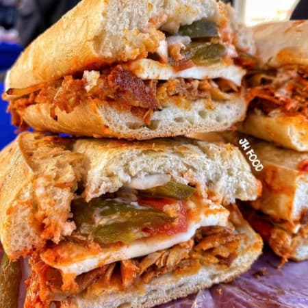 LONCHE PIERNA CON PANELA