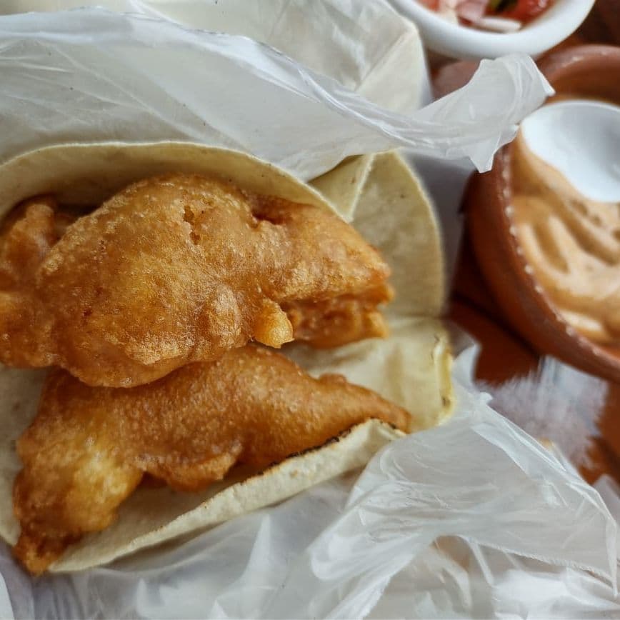 Taco de pescado por pieza