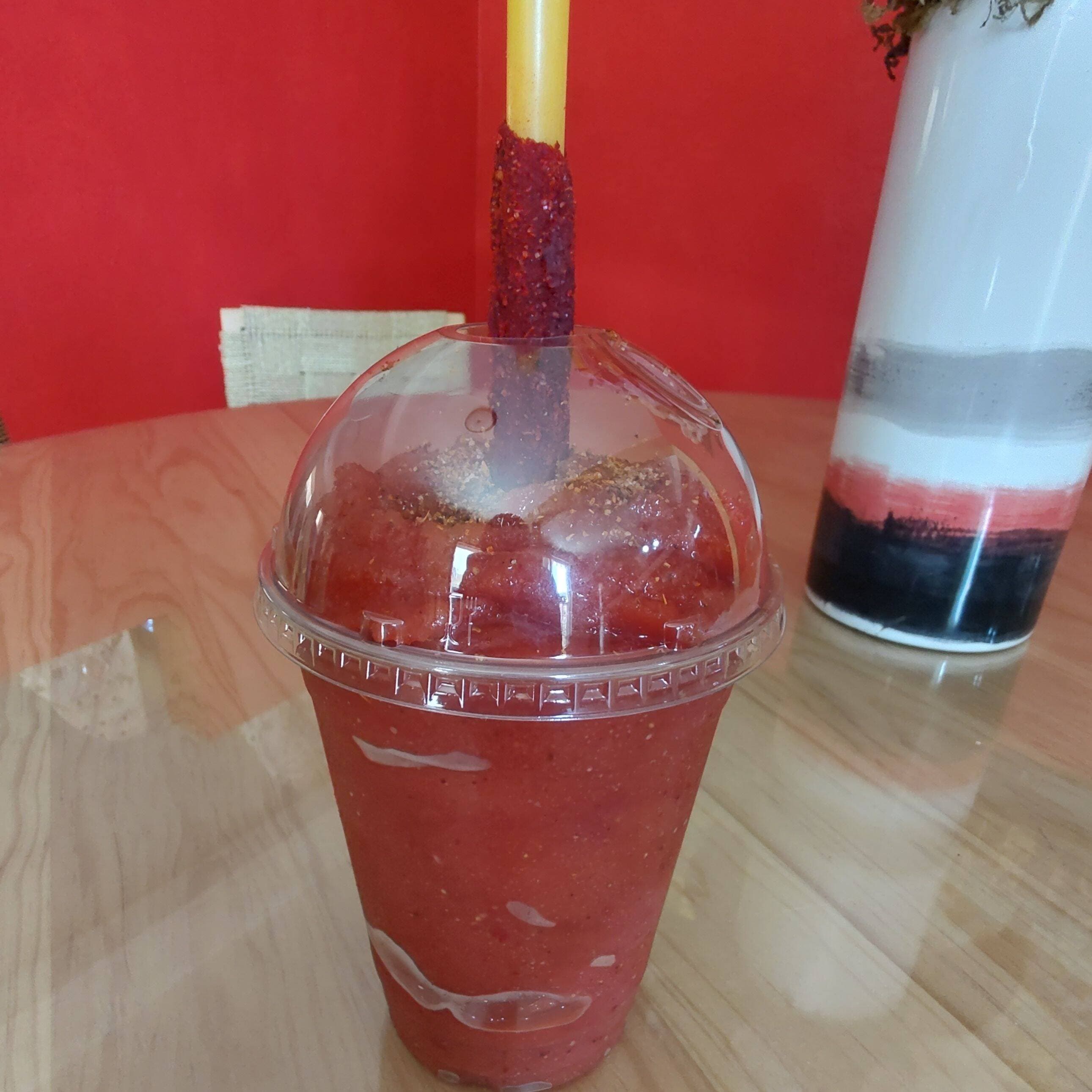 Smoothie de Fresa-Chamoy