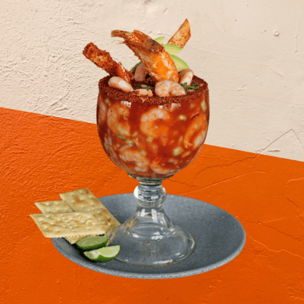 Coctel de camarón grande