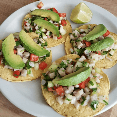 Tostada Ceviche de Pescado