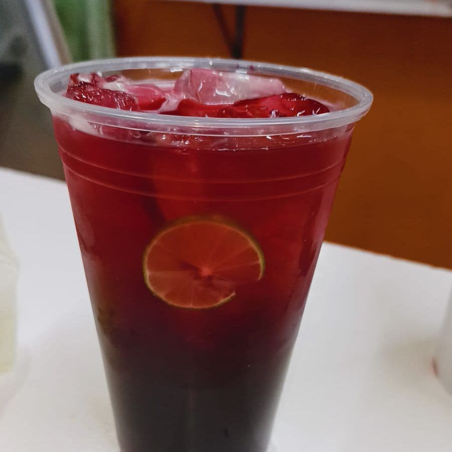 Te Frio de Jamaica con Limon