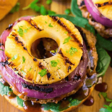 Hamburguesa Hawaiana
