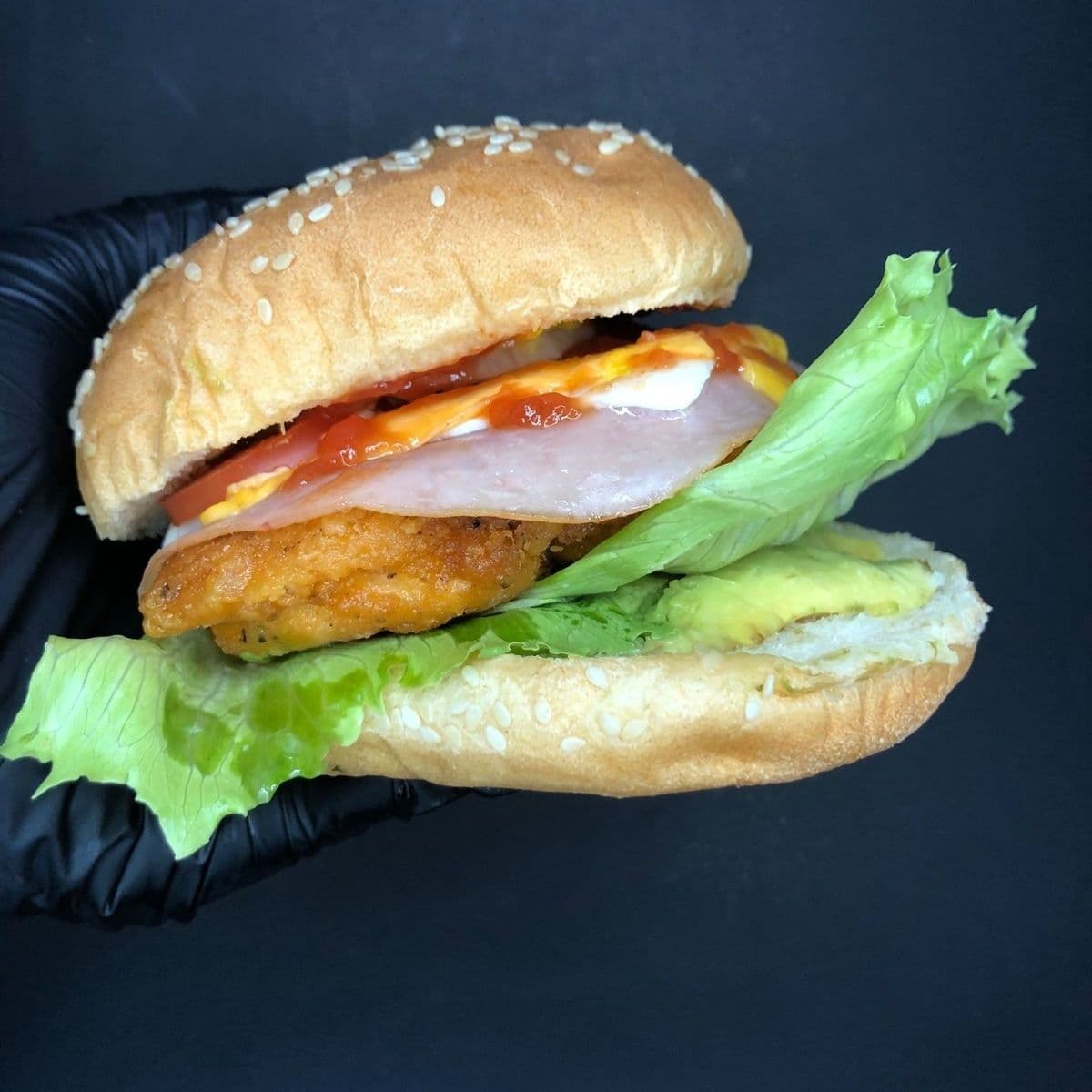 🍔Hamburguesa de Milanesa de Pollo🍔