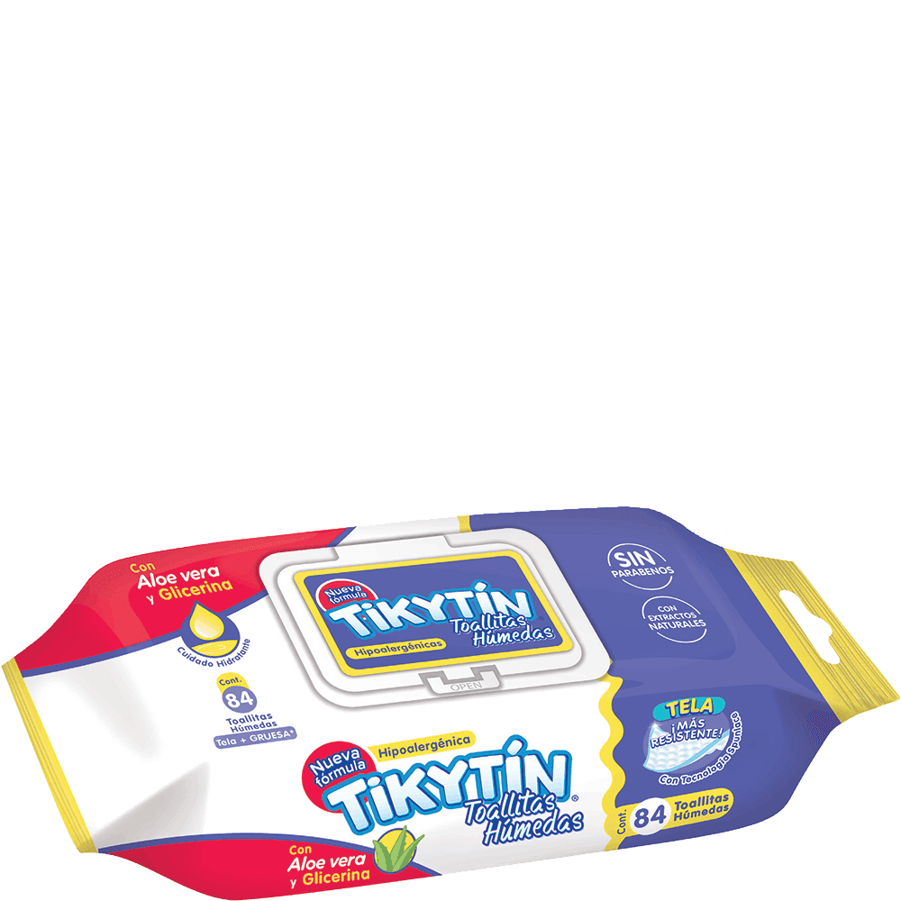 Toallitas Humedas Tikytin 84pz