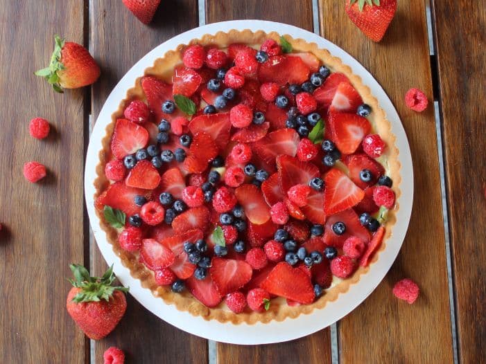 Tarta Frutos Rojos