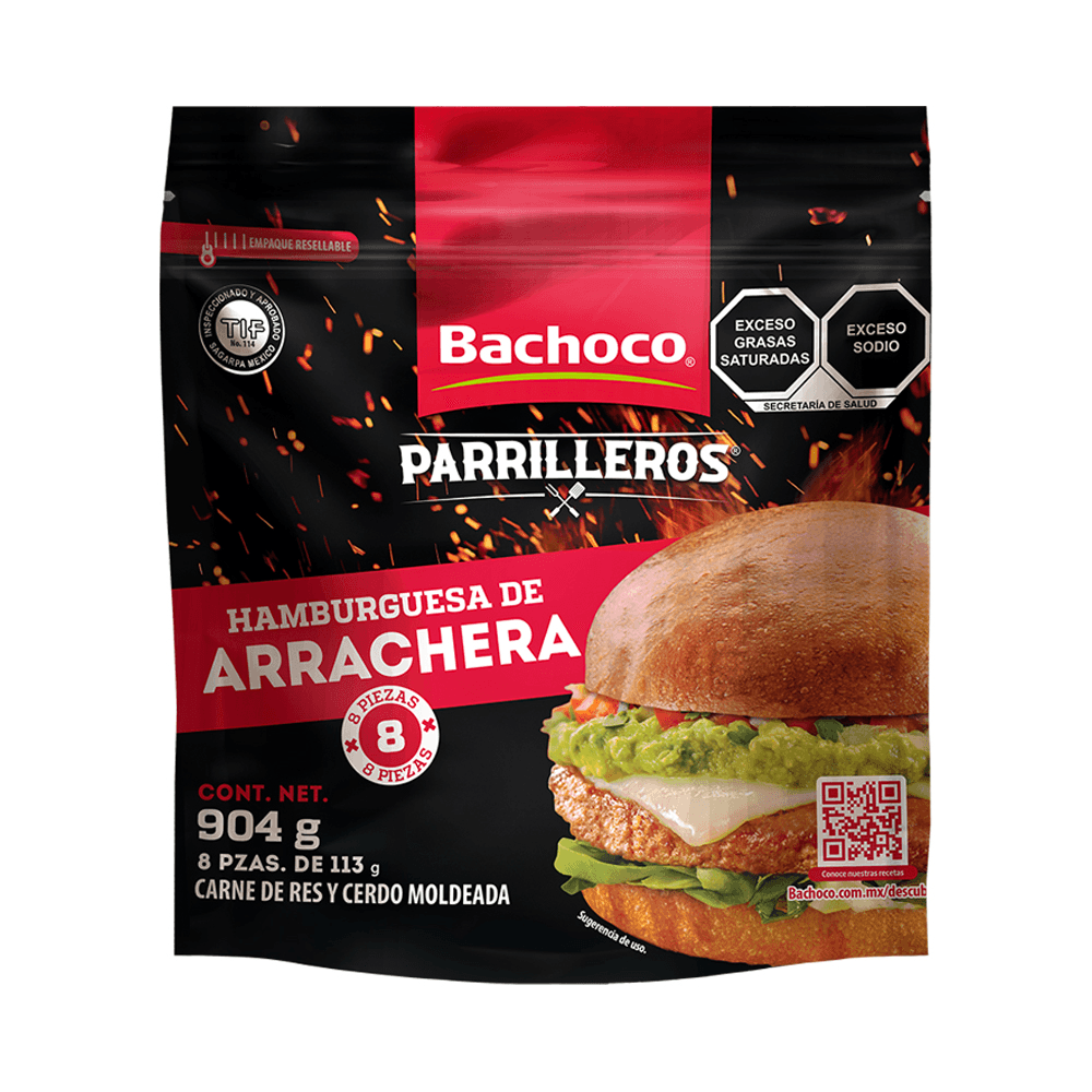 HAMBURGUESA ARRACHERA
