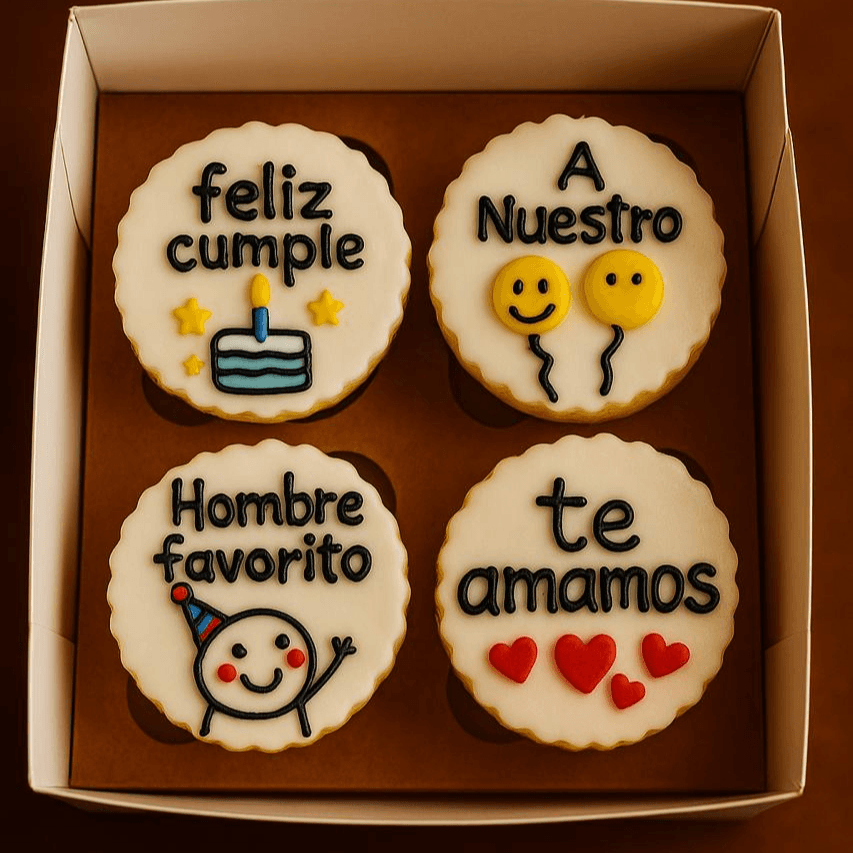 Caja de Cupcake X4 Personalizada