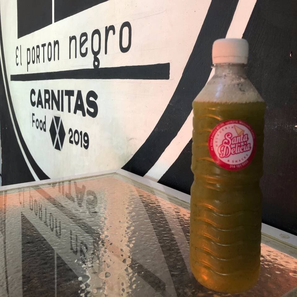 Agua Fresca Pina con Yerbabuena 500ml