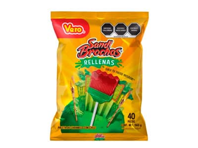 PALETA VERO SANDIBROCHAS RELLENAS PZA