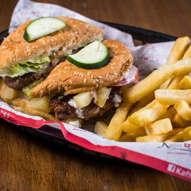 Hamburguesa de Arrachera