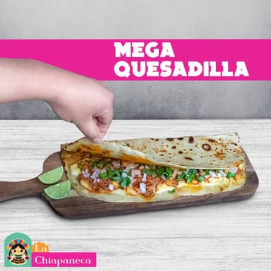 Quesadilla Grande Deshebrada con Queso