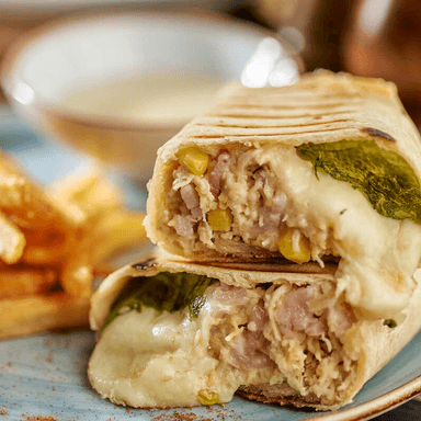 Wrap de La Casa y Papas