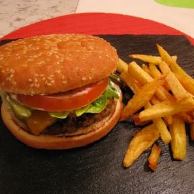Hamburguesa con Papas