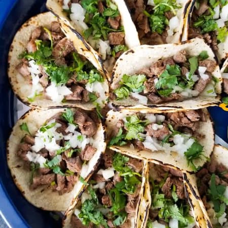 10 Tacos Chuleta (puerco)