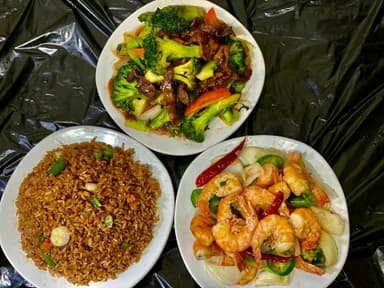 Arroz/ Espagueti c/Camarón +1 Guisado
