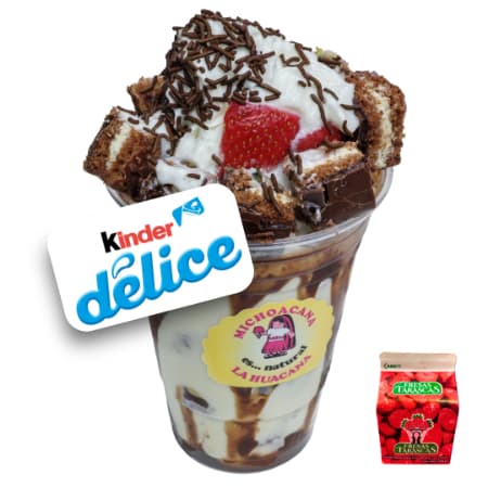 Fresas Congeladas de Cajita Con Kinder Délice