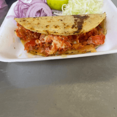 Taco de Marlín con Queso
