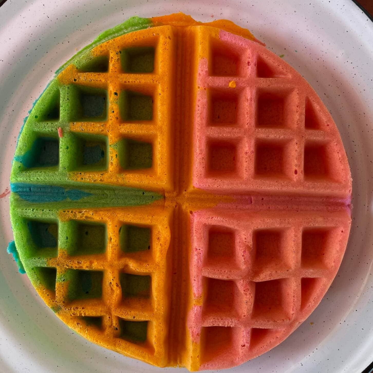 Waffle Arcoiris