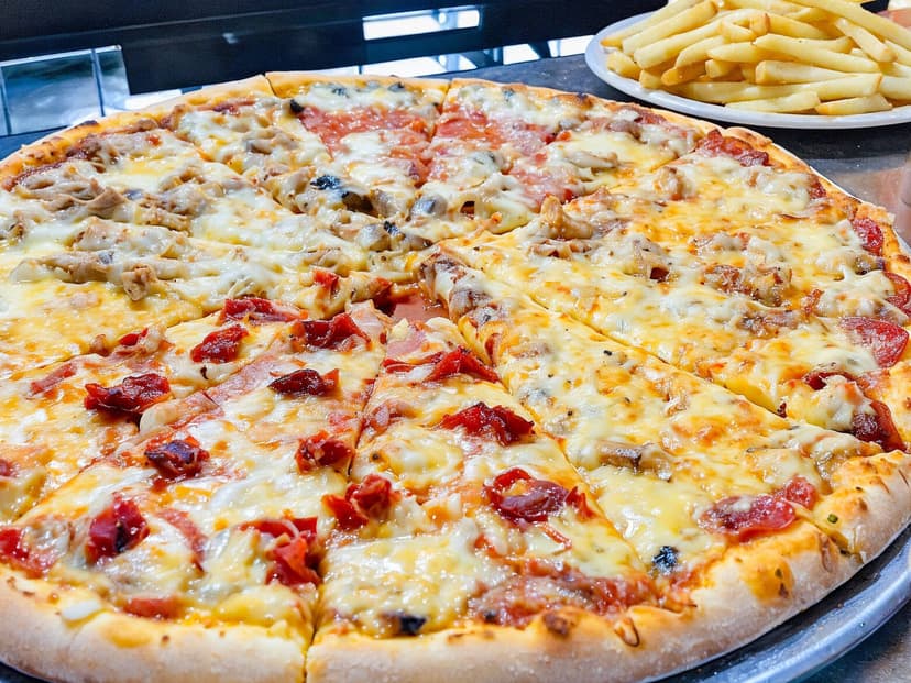Family Pizzas.