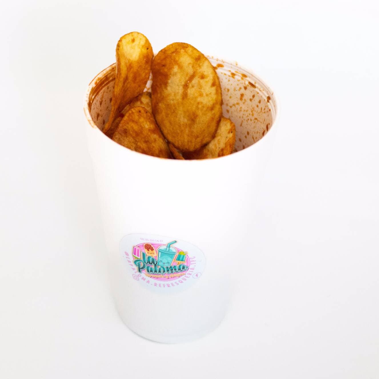 Papas Salseadas mas Coca Cola