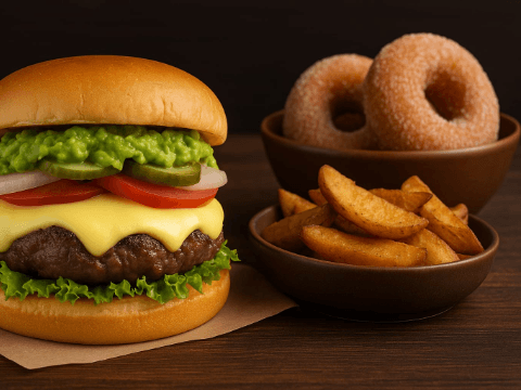 Dark Burger and Donuts