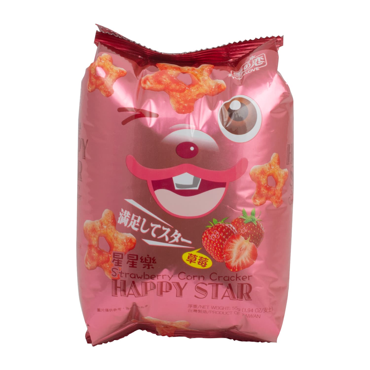 Corn Cracker Strawberry Yuk 55 g - SE-DGB300-12046