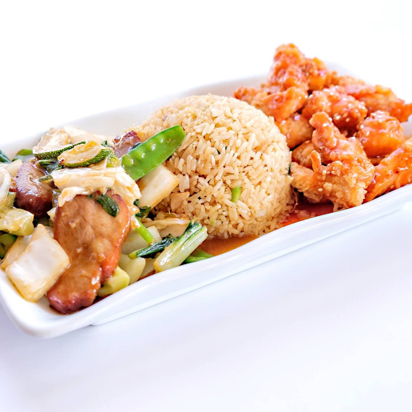C6 Pollo Tipakay, Chancho con Verduras y Chaufa