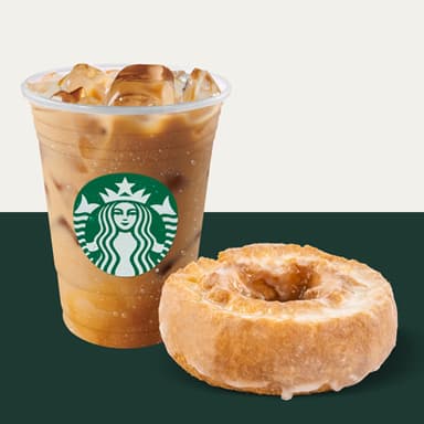 Latte + Dona Glaseada