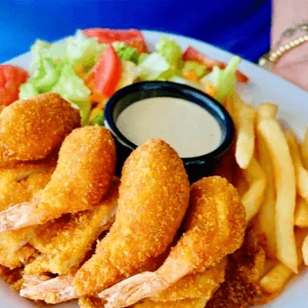Milanesa Mixta Pollo y Camarón