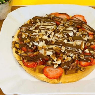 Waffle con Fruta