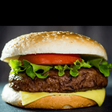 Hamburguesa simple sin papas