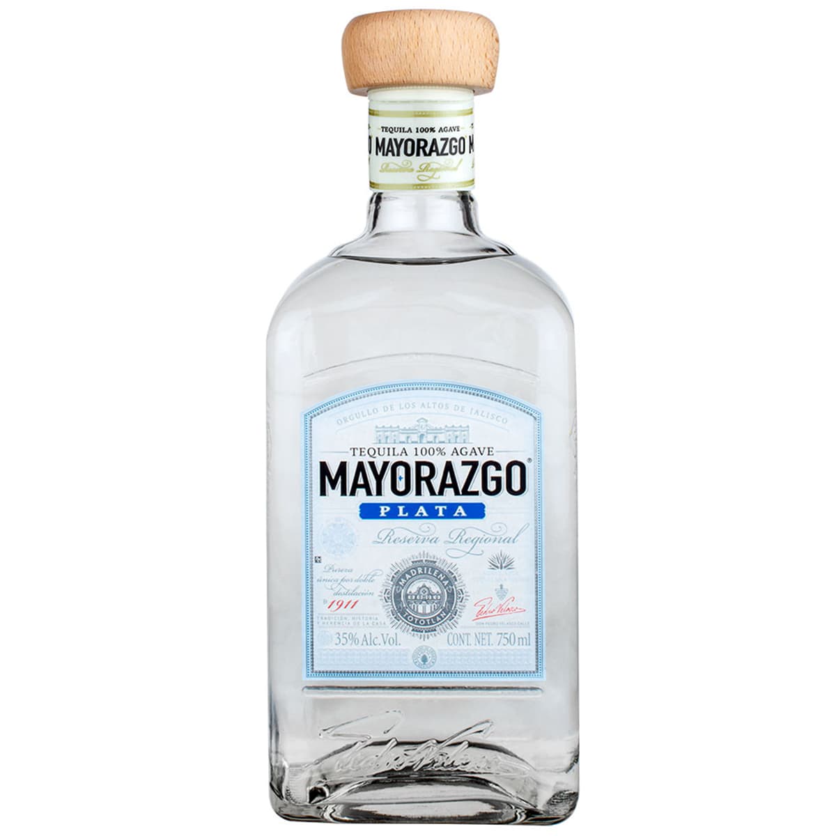 Mayorazgo Tequila Plata 750 ml