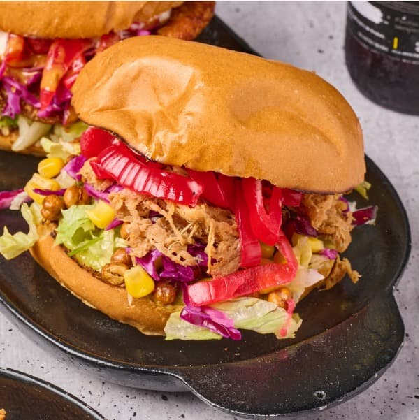Pulled Pork Sandwich.-