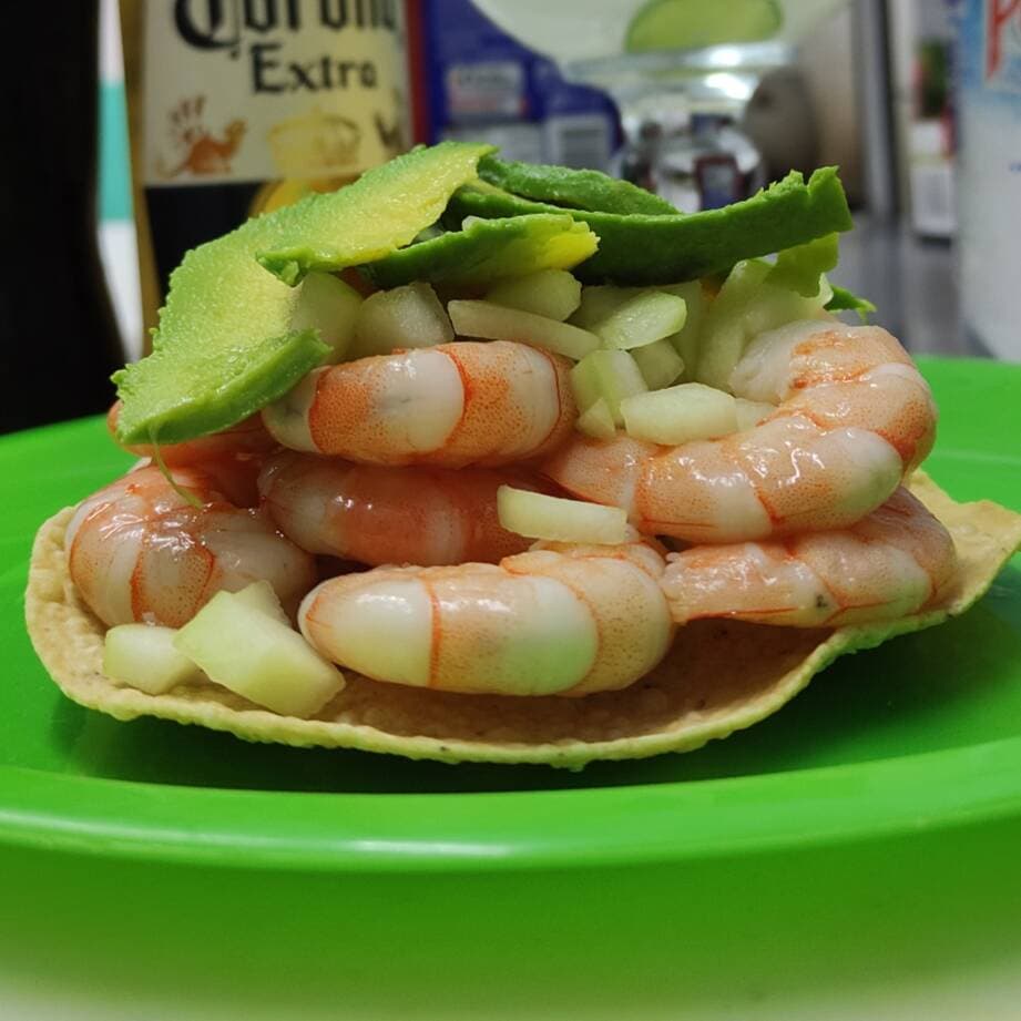 Tostada de Camarón