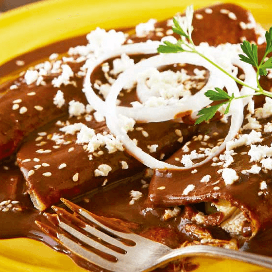 Enchiladas de Mole
