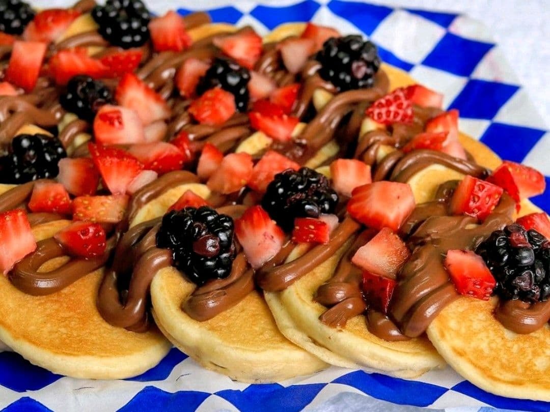 25pz Mini Hot Cakes (3 Ingredientes a Escoger)
