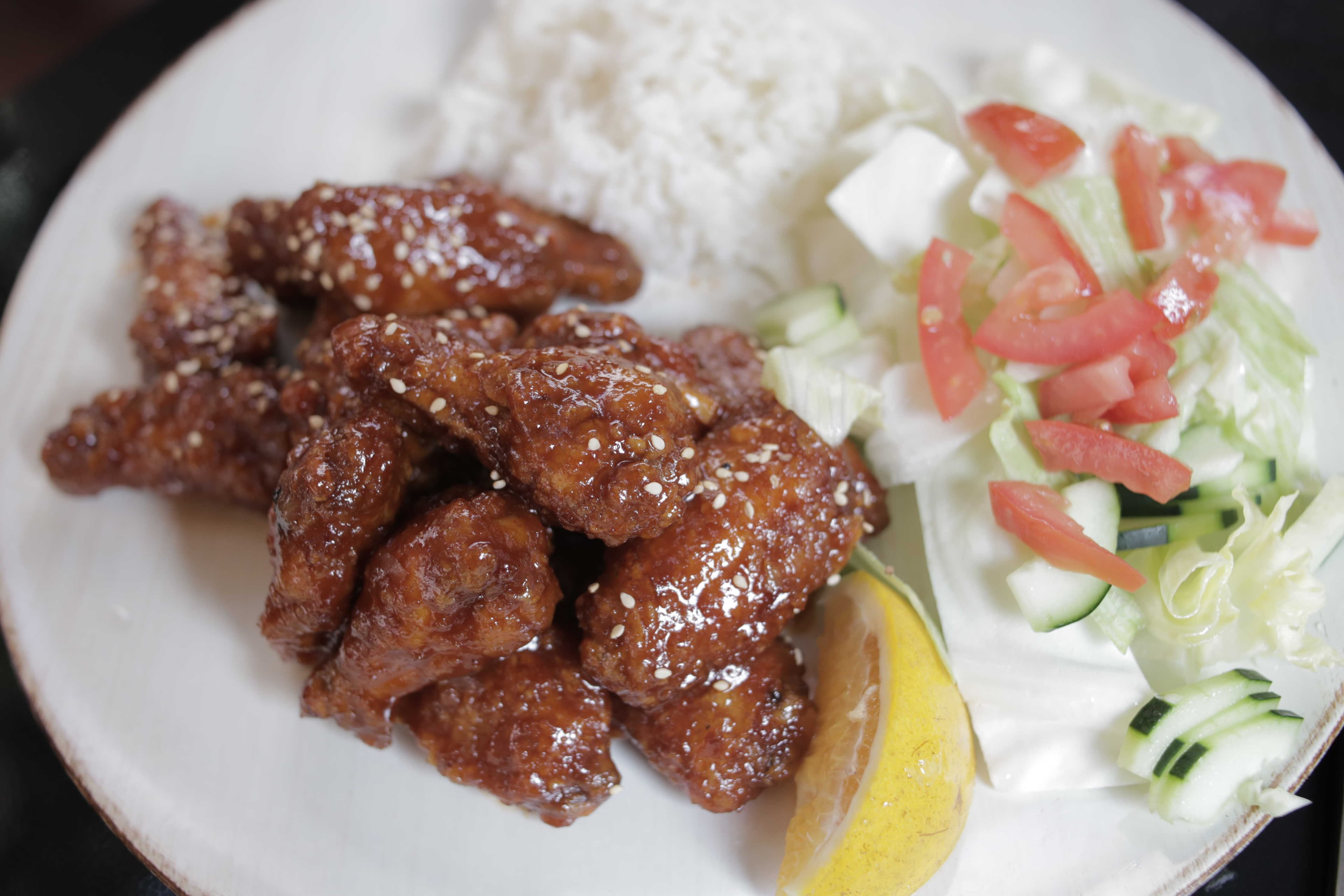Pollo Crujiente Dulce Picante
