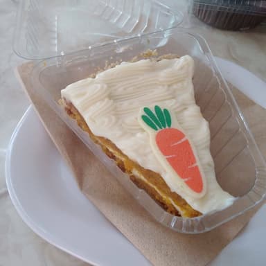 Rebanada de Pastel de Zanahoria