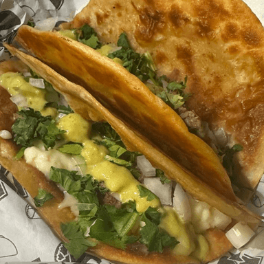 Taco de Harina con Queso