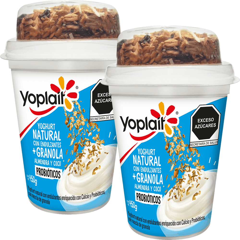 2 Yoghurt Yoplait Natural Granola 450gr