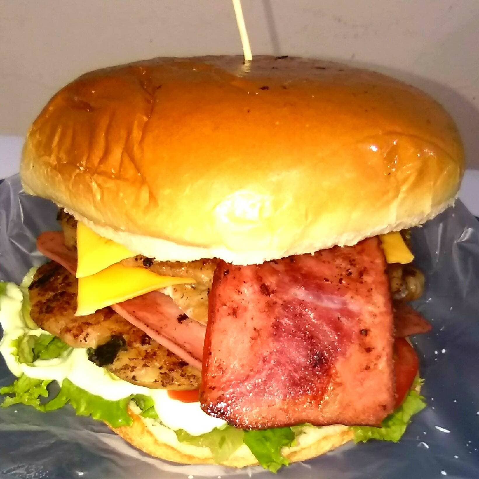 Hamburguesa La Glotona Chante + Refresco
