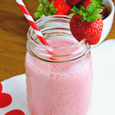 Licuado de fresa