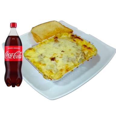 Lasaña Mixta + Gaseosa 250 ML