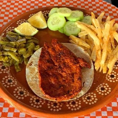 Taco de Cecina Enchilada